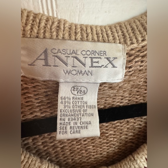 Annex size 22-24w (3x) Stunning vintage Cozy Autumn Harvest Cardigan - Picture 5 of 10